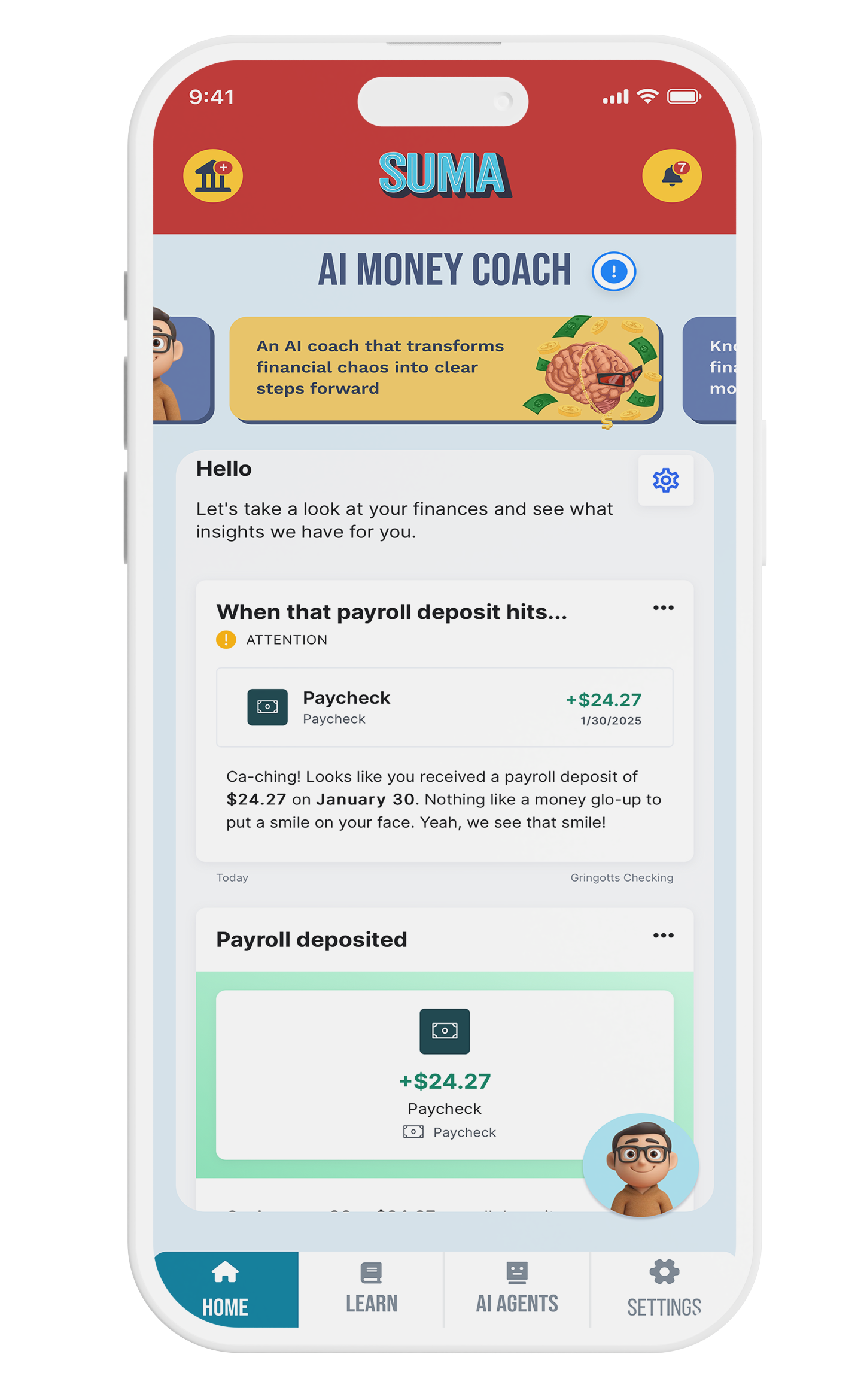 Suma Wealth app before the redesign
